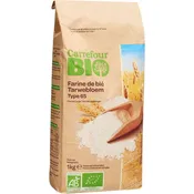 Farine bio de blé type 65 Carrefour Bio