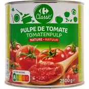 Pulpe de tomate nature CARREFOUR CLASSIC'
