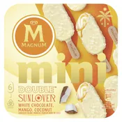 Glace Mini Bâtonnet Double Sunlover Chocolat Blanc Mangue Coco MAGNUM