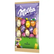 Petits œufs chocolat au lait assortiment mix 5 goûts MILKA
