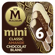 Glace Mini Bâtonnet Classic Amande & Chocolat Blanc MAGNUM