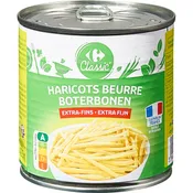 Haricots beurre extra-fins CARREFOUR CLASSIC'