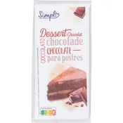 Tablette de chocolat dessert SIMPL
