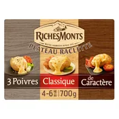 Fromage à raclette 3 Poivres Classique et de Caractère RICHESMONTS