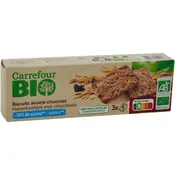 Biscuits bio avoine chocolat CARREFOUR BIO