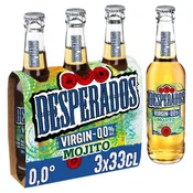 Bière Sans Alcool Aromatisée Menthe et Citron-Vert Virgin Mojito 00% DESPERADOS