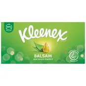 Boite de Mouchoirs Doux Apaisant et Protecteur Aloe Vera & Vitamine E Balsam KLEENEX