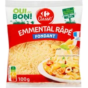 Fromage Râpé Emmental Sans OGM CARREFOUR CLASSIC'