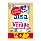 Sucre Vanillé  Alsa 12 +1 Sachets 97.5G ALSA