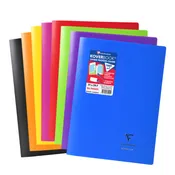 Cahier Koverbook 21 x 29.7 cm. 96 pages grands carreaux CLAIREFONTAINE