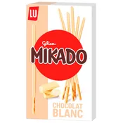 Biscuits nappés au chocolat blanc Mikado LU