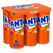 Soda Saveur Orange Sans Sucre FANTA
