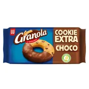 Cookies extra choco et pépites de chocolat Granola LU