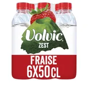 Eau aromatisée saveur fraise VOLVIC ZEST
