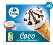 Glace Cône coco CARREFOUR