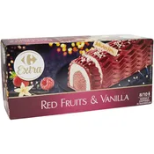 Buche glacée fruits rouges & vanille CARREFOUR EXTRA