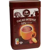 Chocolat en poudre cacao intense 32% CARREFOUR CLASSIC'