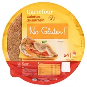 Galettes de sarrasin sans gluten CARREFOUR NO GLUTEN !