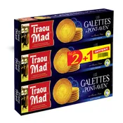 Biscuits galettes Bretonnes au beurre TRAOU MAD