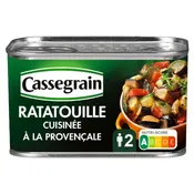Ratatouille cuisinée à la provençale CASSEGRAIN