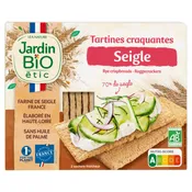 Tartines craquantes seigle Bio JARDIN BIO ETIC