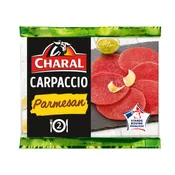 Carpaccio bœuf parmesan et marinade CHARAL