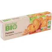 Biscuits bio palmiers pur beurre CARREFOUR BIO