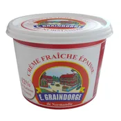 Crème Fraîche Epaisse De Normandie 42% Mat.Gr. E. GRAINDORGE