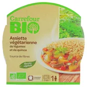 Plat cuisiné légumes et quinoa bio CARREFOUR BIO