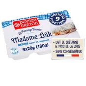 Fromage Fouetté Madame Loïk Nature au Sel de Guérande PAYSAN BRETON