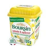 Dés de fromage Salade Apéritif Citron & Romarin Edition limité BOURSIN