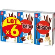 Biscuits nappés au chocolat au lait Mikado LU