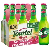 Bière Sans Alcool Aromatisée au jus de Framboise 00% TOURTEL TWIST