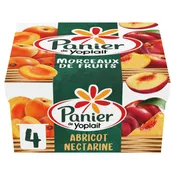 Yaourt aux fruits abricot nectarine PANIER DE YOPLAIT