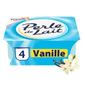 Yaourt brassé vanille PERLE DE LAIT YOPLAIT
