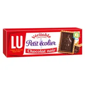 Biscuits petit beurre nappés au chocolat noir Petit Ecolier LU