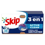 Lessive Capsule 3En1 Active Clean SKIP