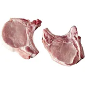 Viande de porc : côtes premières avec os à griller