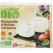 Mozzarella Bio Di Bufala Campana AOP CARREFOUR BIO
