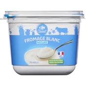 Fromage blanc nature 3% MG CARREFOUR CLASSIC'