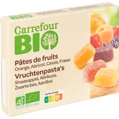 Pâtes de fruits assortiment  Bio CARREFOUR BIO
