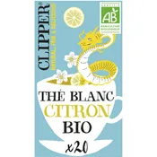 Thé blanc blanc citron bio CLIPPER