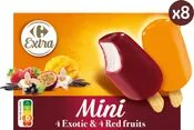 Glaces fruits exotiques fruits rouges CARREFOUR EXTRA