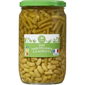 haricots verts & flageolets CARREFOUR CLASSIC'