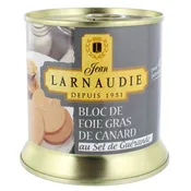 Foie gras de canard au sel de Guérande  JEAN LARNAUDIE