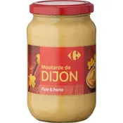 Moutarde de Dijon fine & forte CARREFOUR