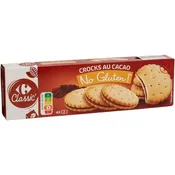 Biscuits crocks cacao s/gluten CARREFOUR CLASSIC'
