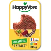 Steaks végétaux & gourmands HAPPYVORE