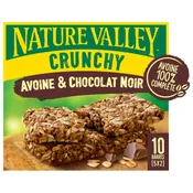 Barres céréales avoine et chocolat Crunchy NATURE VALLEY