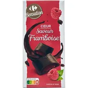 Chocolats cœur saveur framboise CARREFOUR SENSATION
